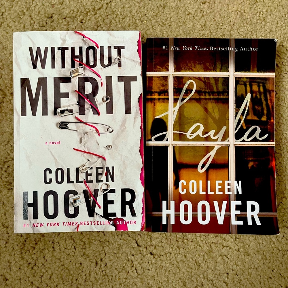 Colleen Hoover Book Set - Without Merit & Layla